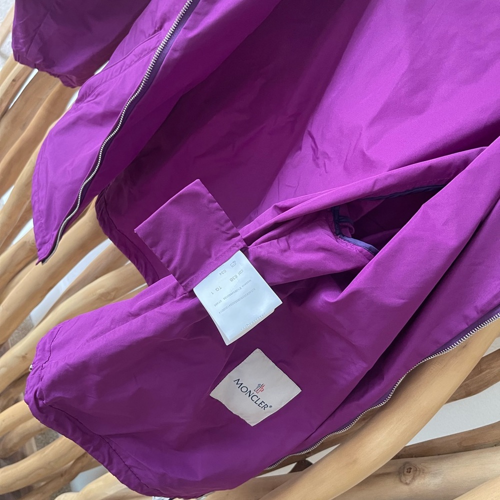 MONTCLER Alexandrite purple hooded windbreaker - Picture 9 of 16